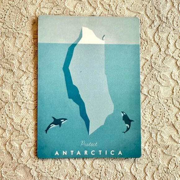 Protect Antarctica Magnet with Orcas - Picture 6 of 7